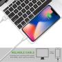 KerrKim iPhone Charger, Lightning Cable 2 Pack 6 Feet Fast Charging High Speed Connector Data Sync Transfer Lightning to USB A Charger Cable Compatible with iPhone Xs Max/X/8/7/Plus/6S/6/SE/5S/iPad