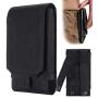 Urvoix Black Army Camo Molle Bag for Mobile Phone Belt Pouch Holster Cover Case Size L