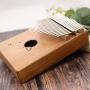 Kalimba 17 Keys Thumb Finger Piano - Mbira - Solid Mahogany and Portable with Carrying Bag and Instructions