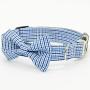 Fourhorse Cute Soft Dog with Bowtie, Detachable Adjustable Bow Tie Collar Pet Gift