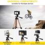 PEYOU Compatible for Ipad iPhone Tripod, 50 Inch Extendable Lightweight Aluminum Smartphone Camera Tablet Tripod Stand for Video + Wireless Remote + 2 in 1 Phone/Tablet Tripod Mount Holder