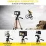 PEYOU Compatible for Ipad iPhone Tripod, 50 Inch Extendable Lightweight Aluminum Smartphone Camera Tablet Tripod Stand for Video + Wireless Remote + 2 in 1 Phone/Tablet Tripod Mount Holder PEYOU Compatible for Ipad iPhone Tripod, 50 Inch Extendable Lightweight Aluminum Smartphone Camera Tablet Tripod Stand for Video + Wireless Remote + 2 in 1 Phone/Tablet Tripod Mount Holder