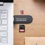 USB 3.0 SD Card Reader, COCOCKA USB Type C Memory Card Reader, OTG Adapter for SDXC, SDHC, SD, MMC, TF, RS- MMC, Micro SDXC, Micro SD, Micro SDHC Card and UHS-I Cards