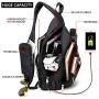 KAKA Sling Bag, Crossbody Backpack Canvas Waterproof Daypack Casual Shoulder Bag Traveling Hiking Camping for Men and Women (Larger one)