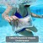 AquaVault 100% Waterproof Floating Smart Phone Case & Money Pouch, Fits All Phones, Dual Layer Shock Absorbing, Includes N