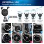 2020 Upgraded Wireless Car Charger, Fast Charging Car Cradles Mount, Air Vent Phone Holder, Compatible with iPhone 11/11 Pro/11 Pro Max/Xs MAX/XS/XR/X/8/8, Galaxy Note10/S10/S20 Series