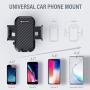 DesertWest Air Vent Car Phone Mount Hassle-free Cell Phone Holder Universal Compatible with iPhone 11 Pro X XS Max XR 8 7 6+, Samsung Galaxy S10 S10+ S10e S9 S8 S7 and More