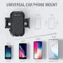 DesertWest Air Vent Car Phone Mount Hassle-free Cell Phone Holder Universal Compatible with iPhone 11 Pro X XS Max XR 8 7 6+, Samsung Galaxy S10 S10+ S10e S9 S8 S7 and More