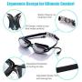 RFWIN Swim Goggles, No Leaking Anti-Fog Indoor Outdoor Swimming Goggles with UV Protection Mirrored Lenses for Adult Women Men Youth Kids with Nose Clips Ear Plugs