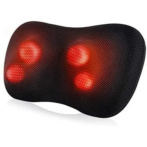 MaxKare Back Massager Neck Massager Massage Pillow with Heat, Shiatsu and Deep Tissue Kneading Massager for Cervical, Shoulder, Waist, Muscle Pain Relief, Relaxation in Car Home and Office MaxKare Back Massager Neck Massager Massage Pillow with Heat, Shiatsu and Deep Tissue Kneading Massager for Cervical, Shoulder, Waist, Muscle Pain Relief, Relaxation in Car Home and Office