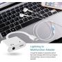 [Apple MFi Certified] iPhone Headphone Adapter & Splitter, 2 in 1 Lightning to 3.5mm Headphone Audio & Charger for iPhone 11/11 Pro/XS/XR/X/8 7 6, iPad, iPod, Support Calling & Music Control & iOS 13