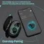Wireless Earbuds Bluetooth 5.0 with USB Charging Case IPX8 Waterproof HiFi Stereo Noise Cancelling Headphones in Ear Built in Mic Headset 120H Playtime for Sport Black