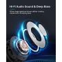 Hybrid Active Noise Cancelling Headphones, VANKYO C751 Over Ear Wireless Bluetooth Headphone with CVC 8.0 Mic, Deep Bass, Hi-Fi Sound, Comfortable Protein Earpads, 30H Playtime for Travel/Work
