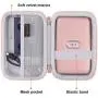 Canboc Shockproof Carrying Case for Fujifilm Instax Mini Link Smartphone Printer & INSTAX Share SP-2 Smart Phone Printer | Storage Travel Bag Portable Fits USB Cable & Mini Instant Film, Rose Gold Canboc Shockproof Carrying Case for Fujifilm Instax Mini Link Smartphone Printer & INSTAX Share SP-2 Smart Phone Printer | Storage Travel Bag Portable Fits USB Cable & Mini Instant Film, Rose Gold