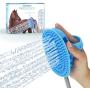 Aquapaw New Equine Grooming Tool - Bath Curry Sprayer and Scrubber in One for Horse, Large Dog, and Livestock Bathing- Garden Hose Adapter Included