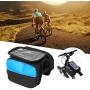 Keenso Bike Bag, PVC Bicycle Front Beam Bag Mountain Bike Upper Tube Mobile Phone Case Riding Accessory