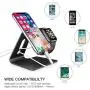 Apple Watch Stand, OMOTON 2 in 1 Universal Desktop Stand Holder for iPhone and Apple Watch Series 5/4/3/2/1 (Both 38mm/40mm/42mm/44mm) (Black) Apple Watch Stand, OMOTON 2 in 1 Universal Desktop Stand Holder for iPhone and Apple Watch Series 5/4/3/2/1 (Both 38mm/40mm/42mm/44mm) (Black)