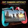 PNGTSUN Mobile Phone Controller Mobile Phone Universal Game Joystick Game Trigger Button Gamepad (Color : Option 2)