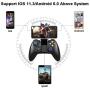 Game Controller for iPhone, PowerLead Wireless Mobile Gamepad Comptible for Android and iOS with Retractable Bracket Support 6-inch Mobile Phones