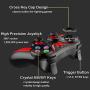 Mobile Controller for The Most Games, Mobile Gamepad Wireless Game Controller Joystick for Android/iOS/iPhone/iPad, Key Mapping, Shooting Fighting Racing Game-NO Supporting iOS 13.4 (RED-Black)
