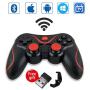 Leton Wireless Mini Mobile Game Controller for PC/Android Smartphone/Smart TV/TV Box/ PS3/iPhone XR iPhone 11 2.4GHZ Bluetooth Gaming Gamepad Joystick Controller for Samasung A51 A71 S20 S9 S8 etc