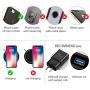 Wireless Charging Pad Compatible with Samsung Galaxy Note 8 S6 S7 S9 S8 Plus-Wireless Fast Charger iPhone X 8 8 Plus-Qi Wireless Charging Pad-Station-Wireless Charger for iPhone 8