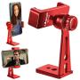 Ulanzi ST-04 Aluminum Phone Tripod Mount Adapter Vertical Video Bracket Cell Phone Clip 360 Degree Smartphone Video Tripod Clamp Compatible for iPhone 11 Xs X Samsung Android Instagram IGTV Livestream