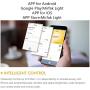 Moin Mini Cube Led Light Pocket Camera Video Light Aluminum Alloy Lighting Rechargable Waterproof with Magnetic APP Compatible for DSLR Drone Action Camera Smartphone Underwater