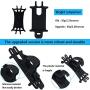 Bike Rear View Mirror Bike Mirror Bike Phone Mount Adjustable Universal Silicone Phone Stand Adjustable Shockproof