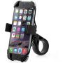 Aduro U-Grip Plus Universal Bike Mount - for Motorcycle, Handlebar, Roll Bar, iPhone X Xs 7 6 6s 7 Plus 5 5s 5c Bike Mount for All Android Smartphones, and GPS Holder (Black/Black)