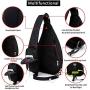 KAKA Sling Bag Crossbody Backpack Antitheft Waterproof Shoulder Bag for Men Women.