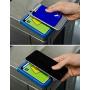 Gecko Travel Tech Blue Phone Wallet Adhesive - Blue Case Wallet for All Smartphones - Cellphone Case Wallet Blue