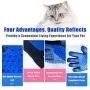 Pet Grooming Glove - Gentle Deshedding Brush Glove - Efficient Pet Hair Remover Mitt - Enhanced Five Finger Design - Perfect for Dogs & Cats with Long & Short Fur - One Pair