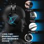 PeohZarr Gaming Headset One Headset PS4 Headset with 7.1 Surround Sound PC Headset with Mic & Light, Over Ear Headphones for One Controller(Adapter Not Included), PS4, Nintendo Switch, PS2