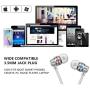 Earbuds Stereo Earphones in-Ear Headphones Earbuds with Microphone Mic and Volume Control Noise Isolating Wired Ear Buds Compatible Android Phone Tablet Laptop 3.5mm Devices Headphones