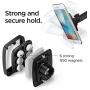 Spigen Hexa Magnetic Phone Holder Universal Dashboard Windshield with Telescopic Adjustable Arm Compatible with Plus Sized Phones and Mini Tablets