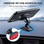 GETIHU Car Phone Mount, 360° Dashboard Phone Holder for Car, Universal Magnetic Cell Phone Car Holder GPS, Compatible with iPhone 11 XS X 8 7 6 6s Plus Samsung S10 S9 Note 10 9 BlackBerry HTC Oneplus