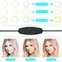 ANOSS 10" Selfie Ring Light for Live Stream/Makeup/TikTok/YouTube Video, Dimmable Ringlight with Extendable Tripod Stand and Phone Holder LED Circle Lights ANOSS 10" Selfie Ring Light for Live Stream/Makeup/TikTok/YouTube Video, Dimmable Ringlight with Extendable Tripod Stand and Phone Holder LED Circle Lights