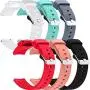 6PCS 20mm Replacement Silicone Bands Compatible with Garmin Forerunner 645 Music GPS Smartwatch, Standard Size, 6Pack 6PCS 20mm Replacement Silicone Bands Compatible with Garmin Forerunner 645 Music GPS Smartwatch, Standard Size, 6Pack