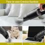 SEBIDER Handheld Vacuum Cleaner 8kPa Powerful Suction,U-Shape Cordless,Type-C Quick Charging, Lightweight, Home, Office and Vehicle Cleaning Device(SC100)