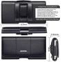 nuoku Horizontal Leather Phone Holster for iPhone Xs Max iPhone XR iPhone8Plus 7Plus 6/6sPlus Belt Clip Holster Pouch Case with ID Card Holder with Other Slim TPU PC On(Max 6.5 Black)