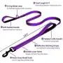 DOGSAYS Dog Leash 6ft Long - Traffic Padded Two Handle - Heavy Duty - Double Handles Lead for Training Control - 2 Handle Leashes for Large Dogs or Medium Dogs - Reflective Pet Leash Dual Handle DOGSAYS Dog Leash 6ft Long - Traffic Padded Two Handle - Heavy Duty - Double Handles Lead for Training Control - 2 Handle Leashes for Large Dogs or Medium Dogs - Reflective Pet Leash Dual Handle