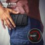 Zizo Bolt Cover - Case for iPhone 11 Pro with Military Grade + Glass Screen Protector & Kickstand and Holster (Black