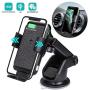 Wireless Car Charger,15W Auto-Clamping Qi Fast Charging Car Mount,Windshield Dash Air Vent Phone Holder Compatible iPhone 11/11Pro/11Pro Max/Xs Max/XS/XR/X/8/8P,Samsung S10/S10+/S9/S9+/S8/S8+,etc