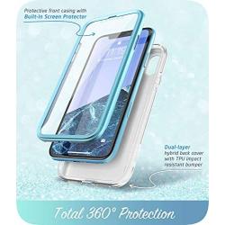 i-Blason Cosmo Full-Body Bumper Case for iPhone XR 2018 Release, Ocean Blue, 6.1"