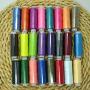 NEWCOMDIGI Sewing Thread Spool 24 Color 183 Meters Per Polyester All Purpose for Hand and Machine Sewing for Beginners, Travelers, Relatives and Friends