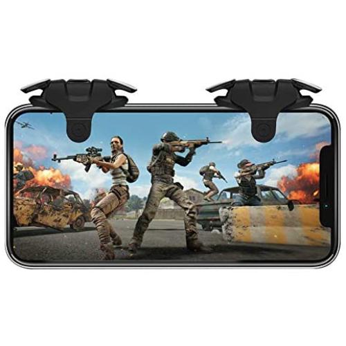 EMISH PUBG Mobile Game Controller Gamepad Trigger Aim Button L1R1 Shooter Joystick for iPhone Android Phone Game Pad Accesorios
