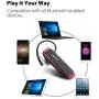 Bluetooth Headset, Wireless Bluetooth Earpiece w/ 18 Hours Playtime and Noise Cancelling Mic,Ultralight Earbud Headphone Hands-Free Calls for iPhone Samsung Android Cell Phone iPad Tablet Truck Driver