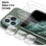 Ferilinso Screen Protector for iPhone 11 Pro with 3 Pack Camera Lens Protector, 3 Pack Tempered Glass Film for iPhone 11 Pro 5.8 Inch
