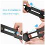 Ulanzi iPad Tablet Tripod Mount Adapter Flexible Adjustable Clamp Tablet Holder for iPad Air Pro,Microsoft Surface and Most Tablets (5inch-12inch Screen) Etc.